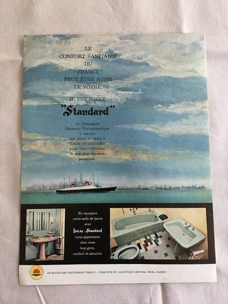 Ancienne publicité papier vintage